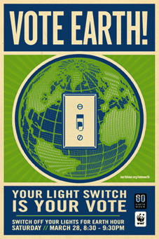 Earth Hour 2009 poster