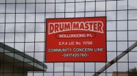 The Drum Master sign on the gate - get that phone number!