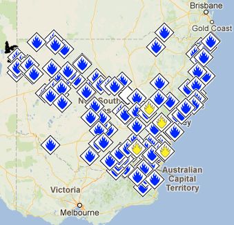 NSW Bushfire Map